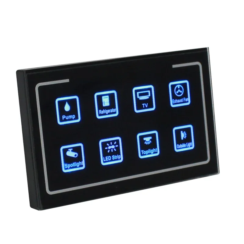 Bluetooth Touch Control Panel 12/24V Caravan Motorhome RV Modified 8 ...