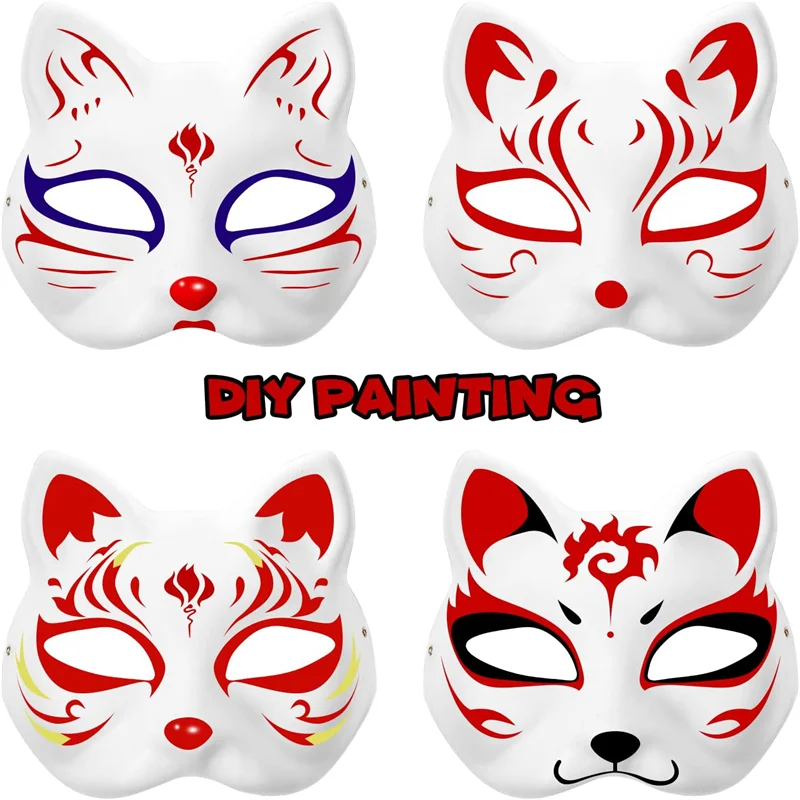 Cosplay Mask 1-20pcs Japanese Blank