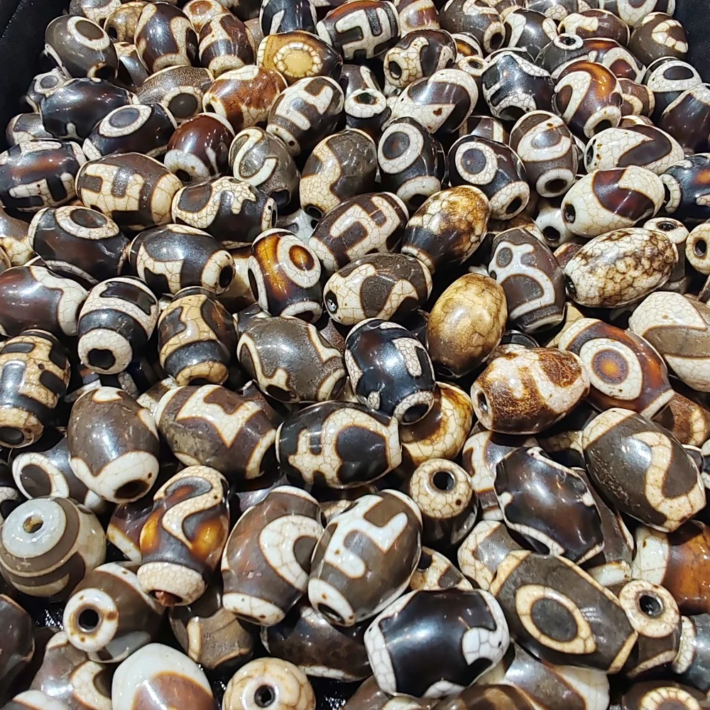 

Тибетский тотем, натуральный агат Dzi, огненная жерножка, Бог богатства Руи, тигровые зубы, бутылочка с сокровищами, подвеска Tianzhu, аксессуары для творчества