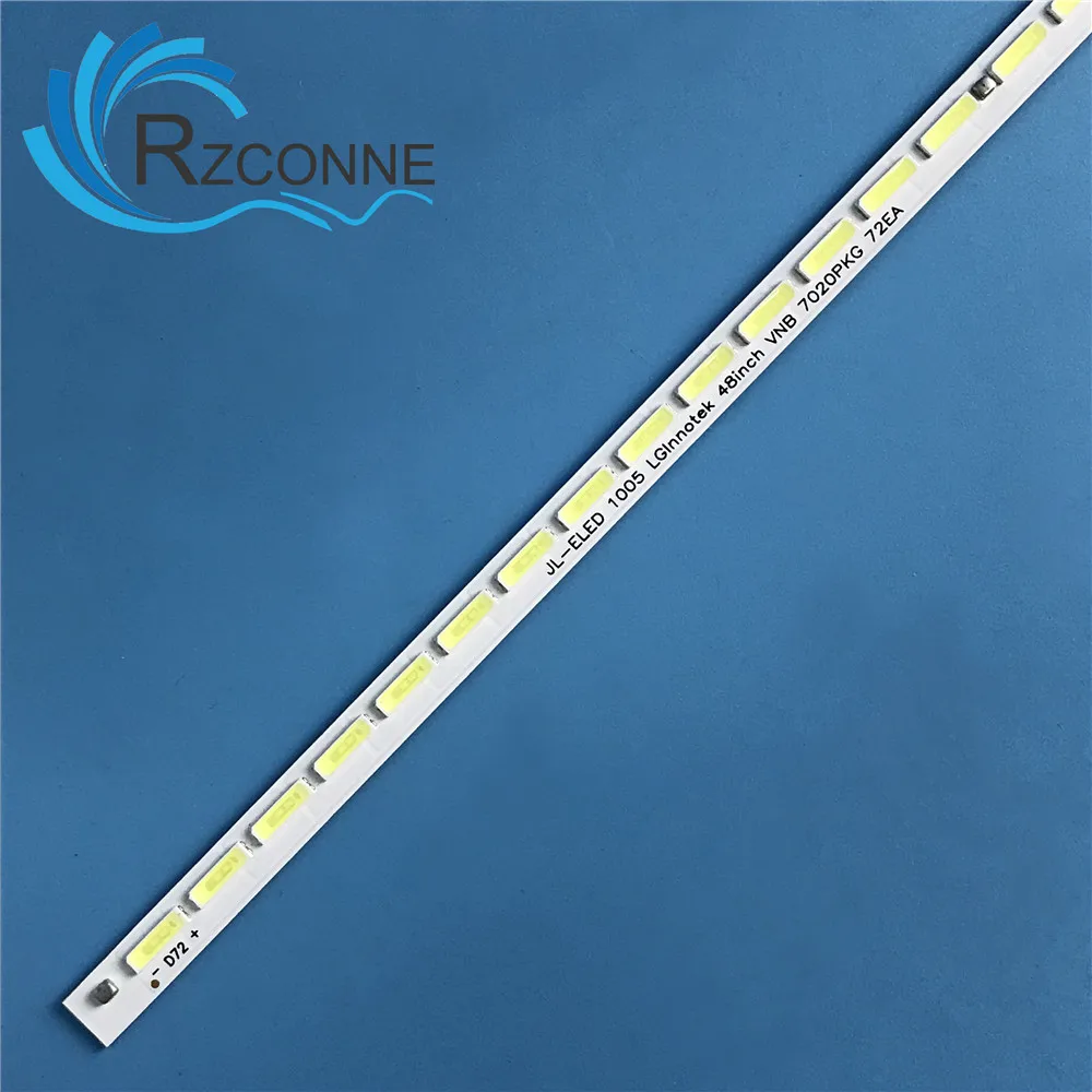 Tira Retroiluminação Led Lâmpada para 17elb48nlr0 Lnnotek 48 Polegada Vnb 7020pkg 72ea Ves480unvs-m01 Ves480unvs3d Tx48c300b 48flhk249bcd - Imagem 4