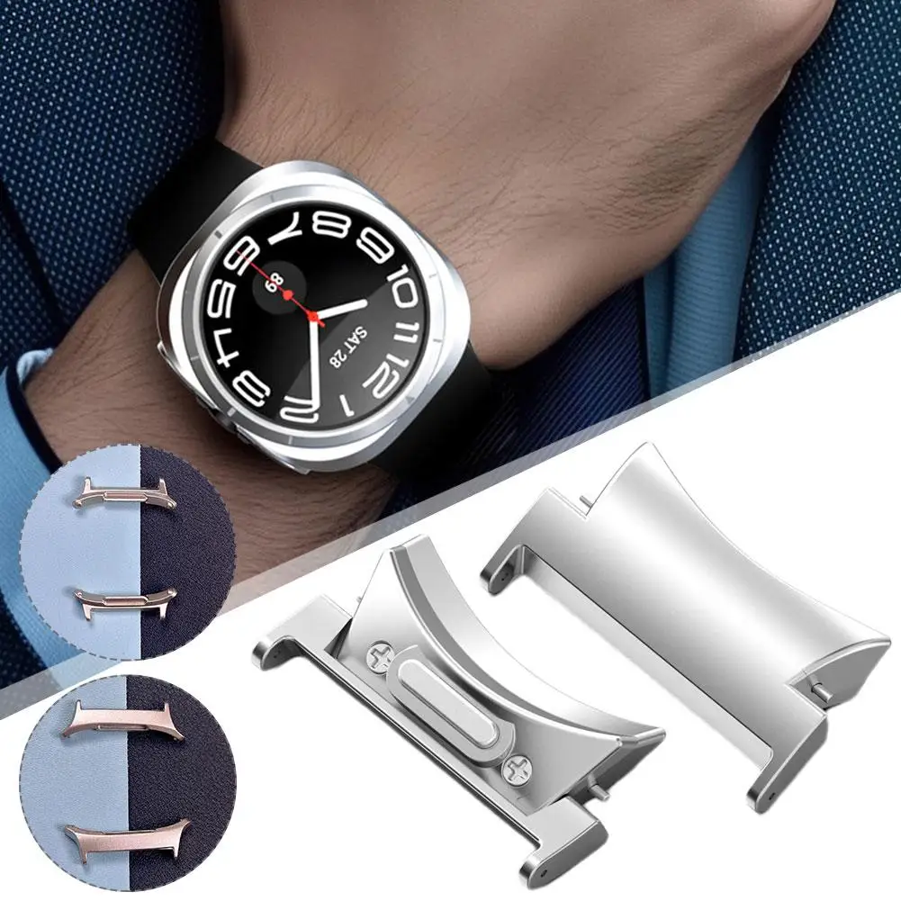 

Для Samsung Galaxy Watch 7 ультра металлический разъем для Samsung Watch 7 ультра головка Кнопка Пряжка разъем запястье ремешок аксессуар C5V4