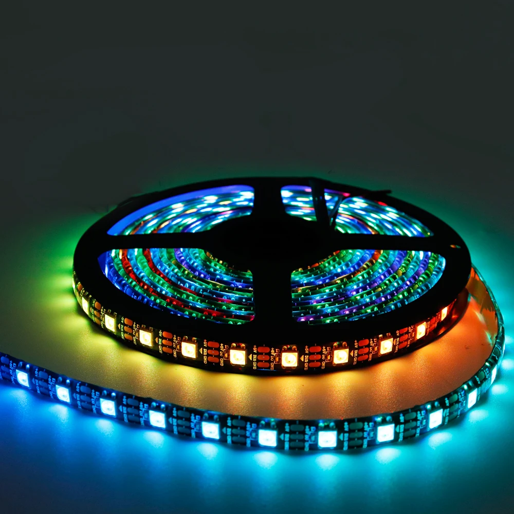 WS2812B WS2811 WS2815 WS2813 RGBIC LED Strip WS2812 30/60/144Pixels/Leds/m Individually Addressable Smart Tape Light DC5V/12V 4