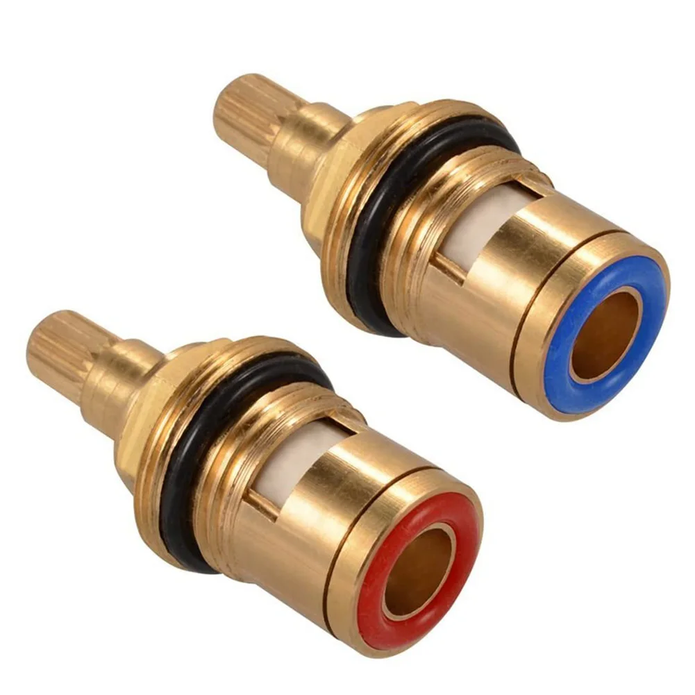 Universal 1/2" 20 Faucet Cartridge Replacement Tap Valves Brass Ceramic Inner Faucet Valve Bathroom Kitchen Kit