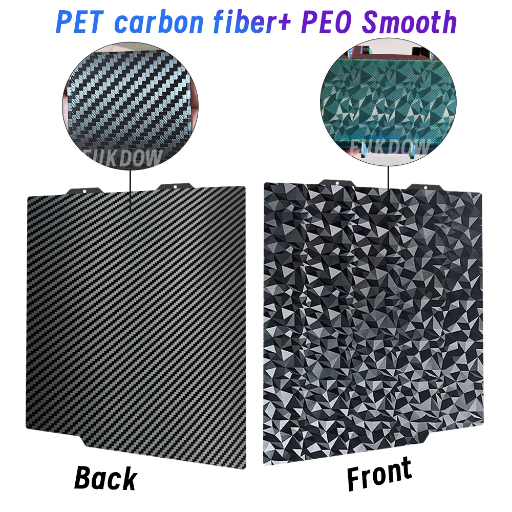 Enhanced Double-Sided PEI Sheet for 3D Printer Heated Bed - 184x184mm