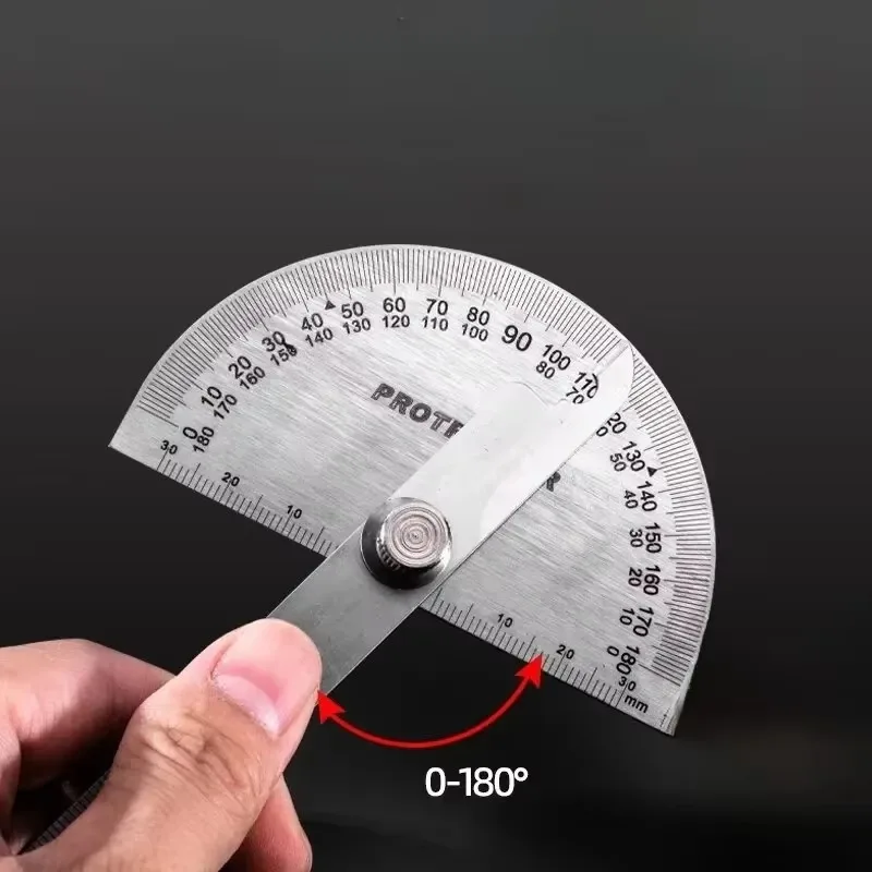 Goniometer Stainless Steel Protractor Metal Ruler Multi Angle Measuring Ruler Carpentry Tool Angle Meter Finder Goniometro