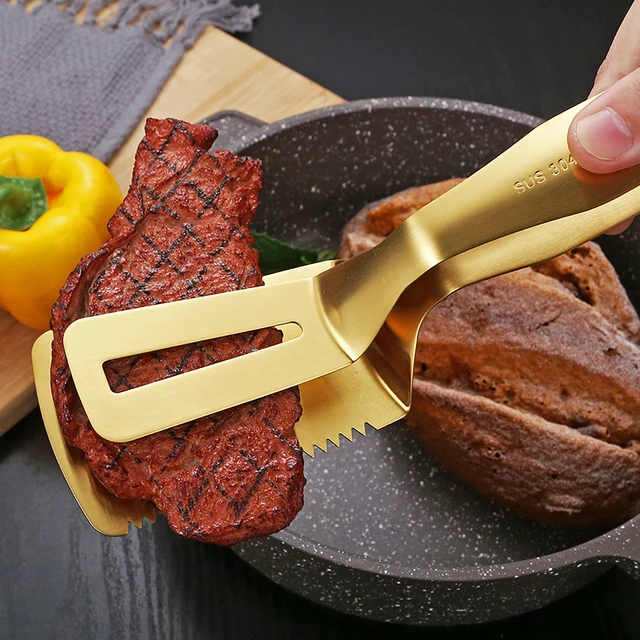 Pinces À Steak Gadgets Ménagers Spatule À Frire Spatule Pince De