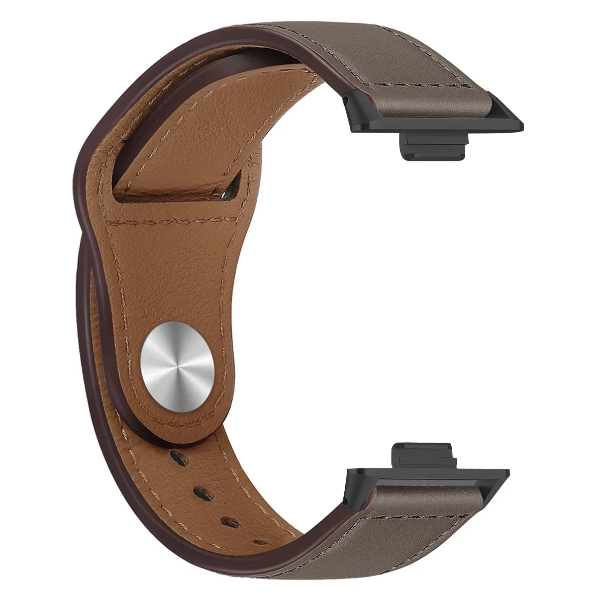 Premium Leather Band Wrist Strap for Smart Watches - Stylish Accessory Compatible with Multiple Models