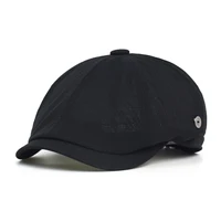 Spring Summer Breathable Mesh Newsboy Caps Men Woman Casual Beret Flat Ivy Cap Soft Solid Driving Fashion Peaked Cap Unisex 4
