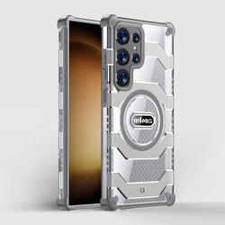 Magnetic Military - Grade Rugged Armor Magsafe Case with Drop - Tested Protection - Galaxy S25 Ultra (GRAY)