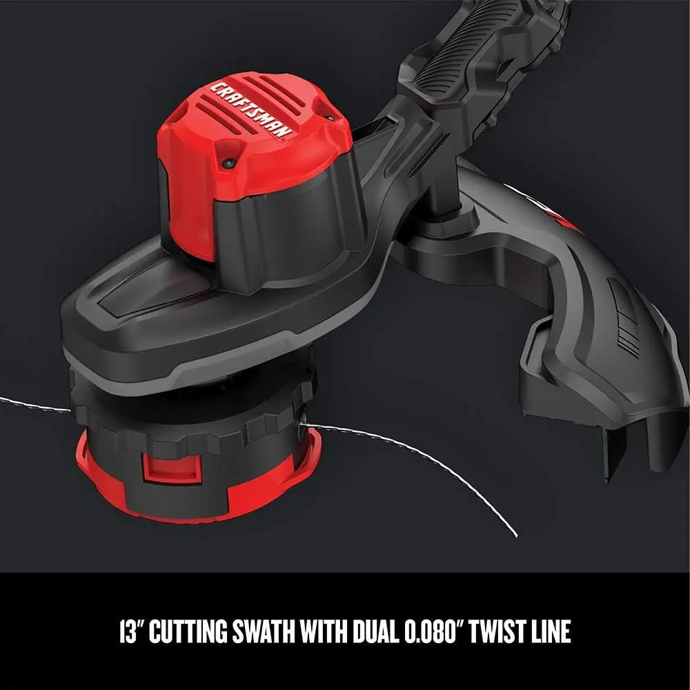 V20 WEEDWACKER Cordless String Trimmer with Quickwind 13 Inch CMCST920D2 Greyblack redEXTENDED RUN TIME Brushless Motor