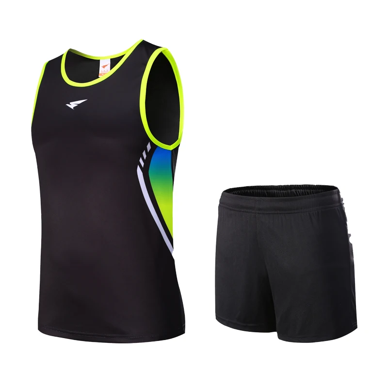 TrackAndFieldTrainingSuitQuickDryWomenMarathonRunningVestSet