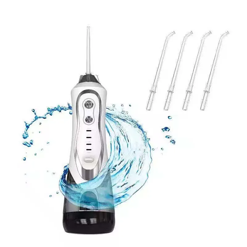 휴대용 USB 충전식 구강세정기 온수 콤보 제트 300ml 미니 충전식 휴대용 치..