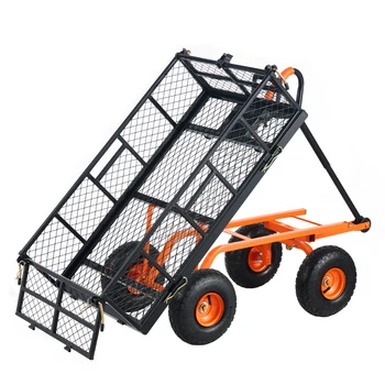 SucceBuy Heavy-Duty Garden Cart 1