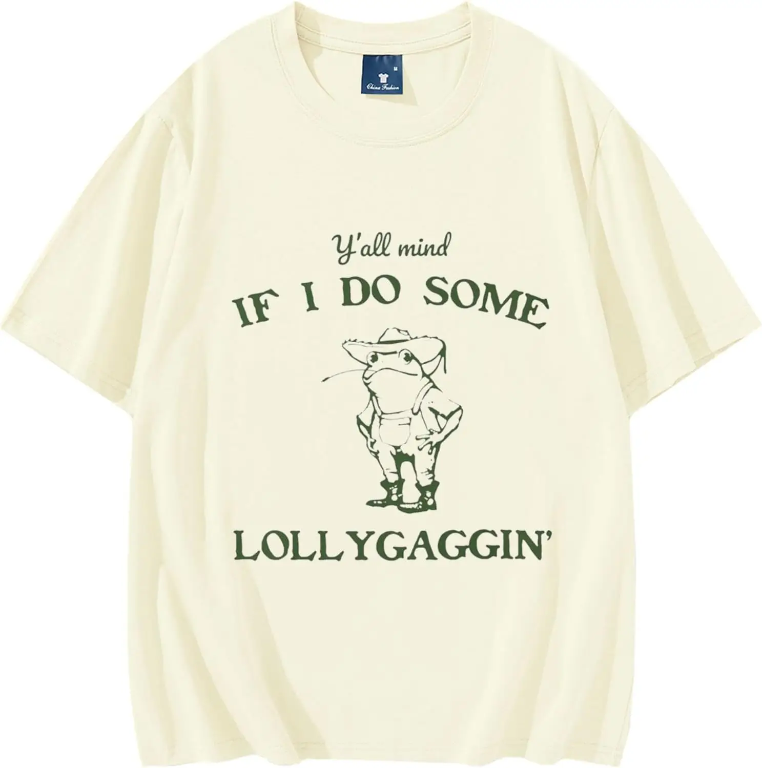 

Y'all Mind If I Do Some Lollygagging Shirt, Funny Cowboy Frog T-Shirt