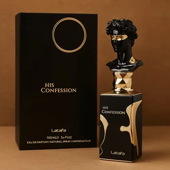 His Confession Eau de Parfum Spray for Men, 3.4 Oz / 100 ml
