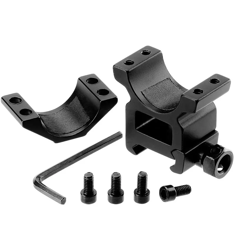 Soporte De Linterna Offset Para Riel MLOK - Diámetro 25.4mm, Aleación De Aluminio | Para Caza Y Tiro