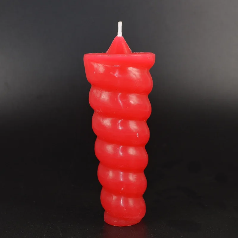 BDSM Sexy Wax Low Temperature Candles Spiral Torch Shape Erotic Toys for Couples Flirting Adult Games And Wedding Home Decor