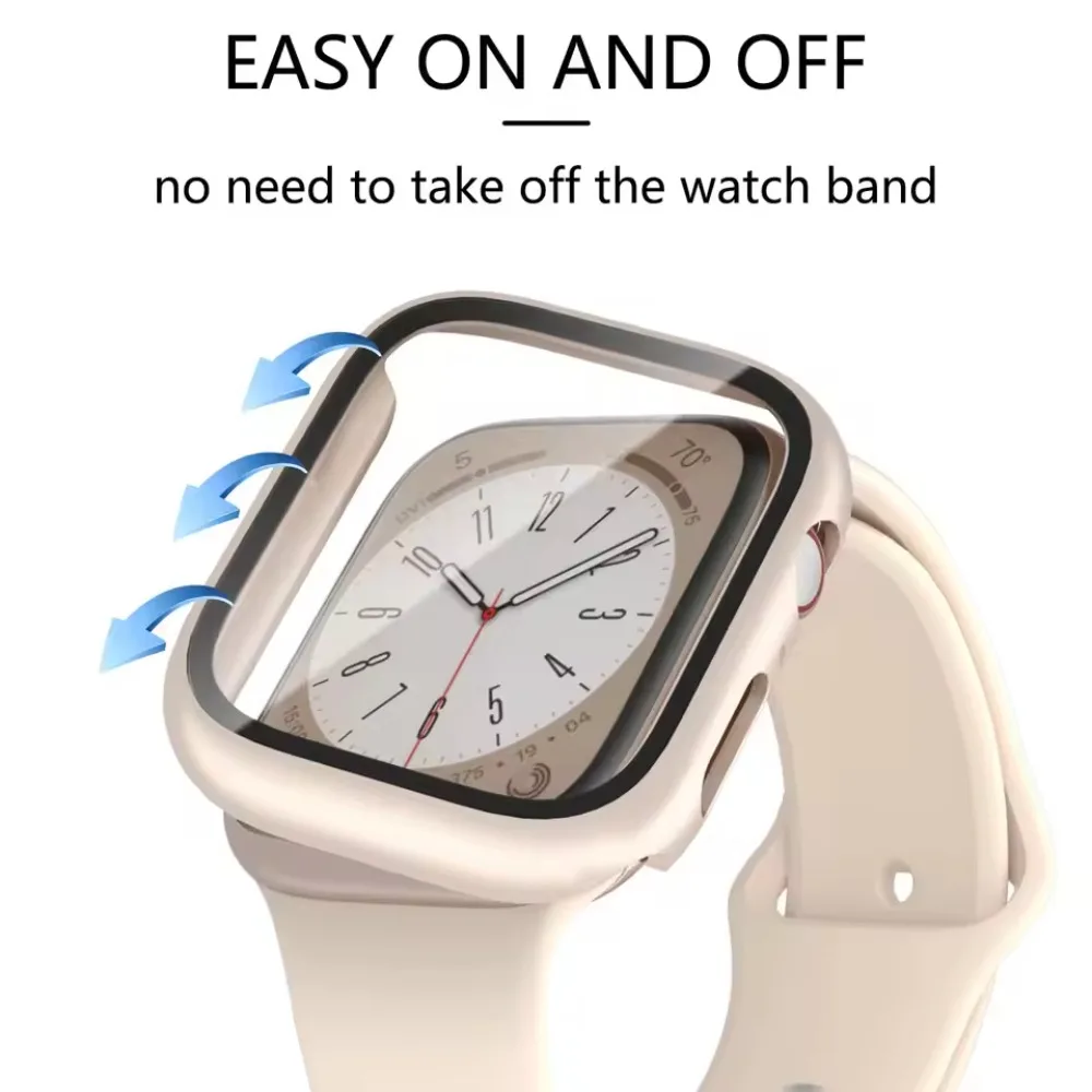 Premium Protective PC Case for Apple Watch - Durable Shell with Membrane Integration