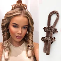 Bandeau pour cheveux sans chaleur pour femmes, tige à boucler les cheveux douce et brillante, accessoire de coiffure 3
