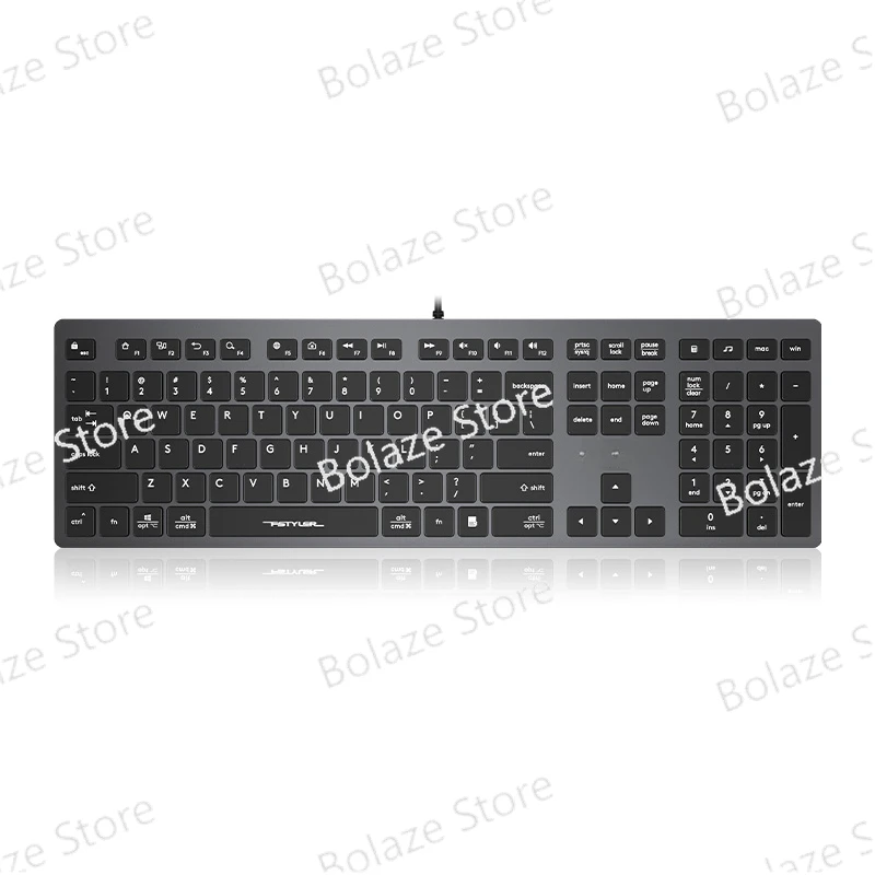 

FX50 Scissor Foot Keyboard Wired Chocolate Ultra Thin Silent USB Laptop Desktop Computer Office