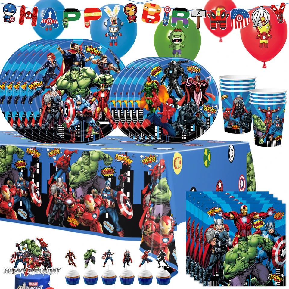 Tovaglia Supereroi Marvel 130x220 Cm - Plastica Blu, Tema Avengers, Per Feste Bambini - Foto 10