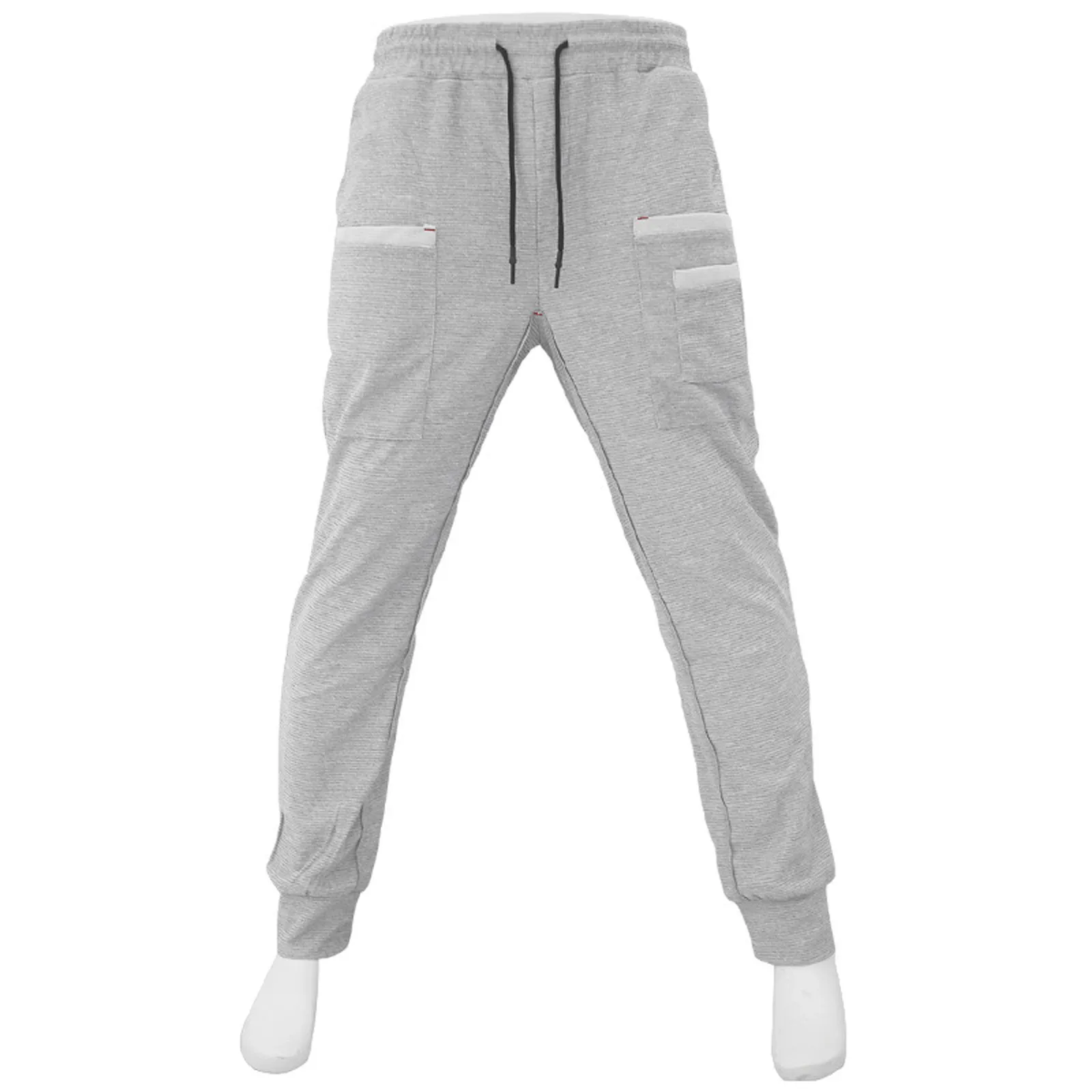Casual Sports Sweatpants Men'S Loose Leggings Trousers Fashionable Casual Versatile Solid Color Leggings Pantalones Hombre