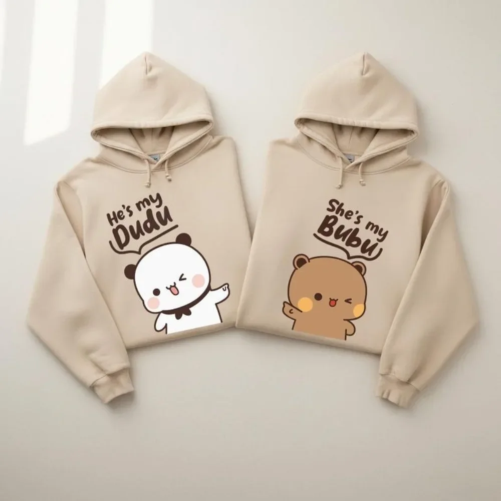 Cozy Couple Bear Hoodies – Cute His & Hers Matching Outfits