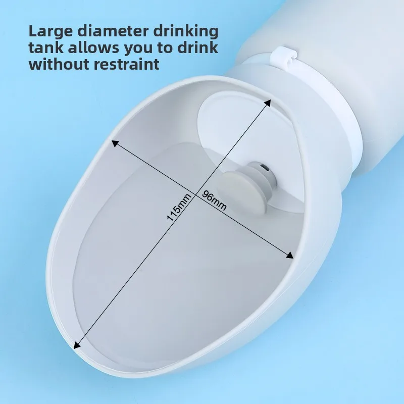 Portable Pet Walking Cup Anti Slip Cup Body Deep Design of Drinking Sink Suitable for Walking Hydration