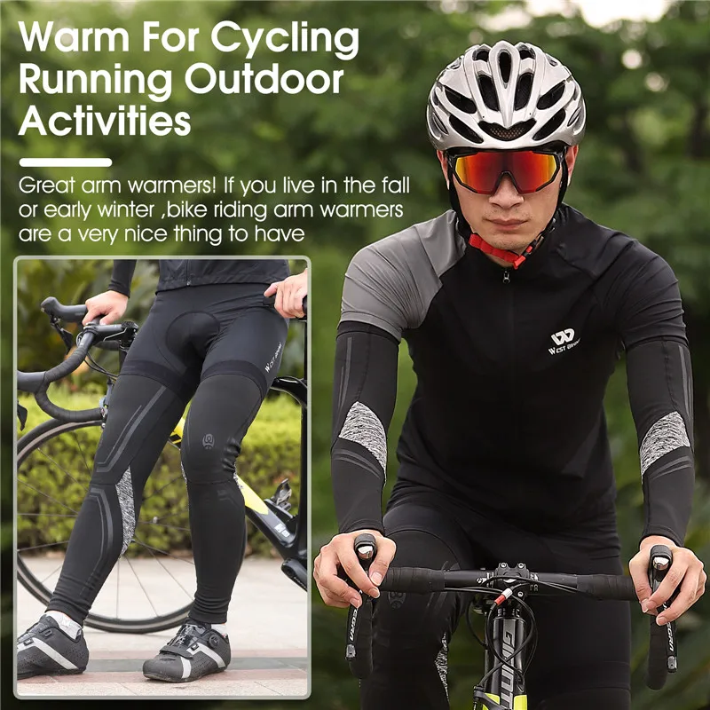 WEST BIKING Sports Compression Leg Sleeves Men Women MTB Bike Bicycle Leg Warmers Men Women Cycling Running Basketball Leggings leg compression sleeves cycling leg warmers