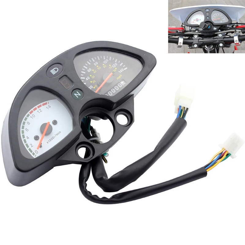 Motorcycle Odometer Speedometer Gear Gauge Tachometer For ZONGSHEN