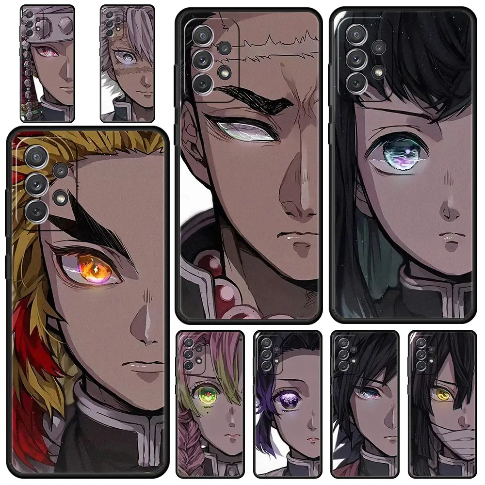 

Kimetsu No Yaiba Demon Slayer Case for Samsung A51 A71 A21S A12 A11 A31 A41 A52 A32 A23 A33 A53 A73 A03 A13 5G A72 A54 A34 Cover