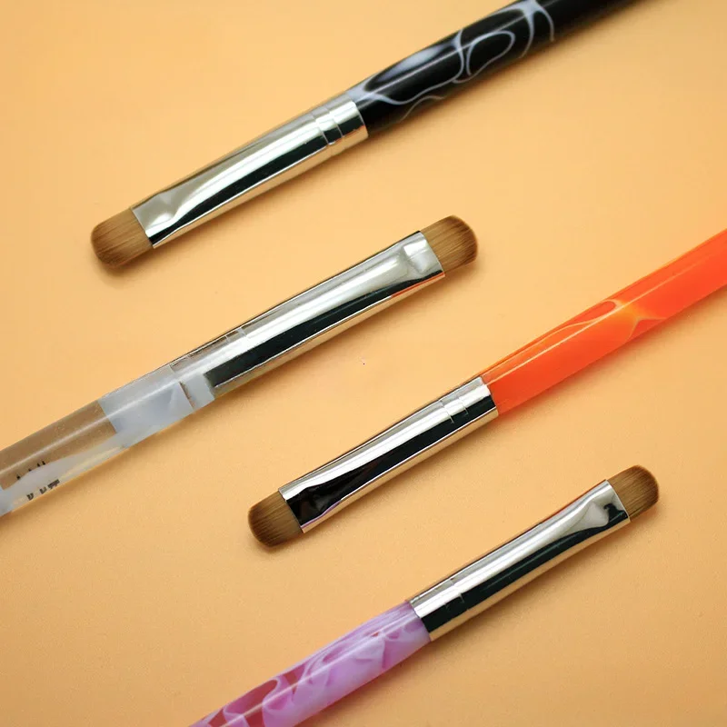 French Nail Art Brush Dual End Nail Art Dotting Pen Acrylic Drawing Rhinestone Gel Painting Manicure Tool for Beginner 4