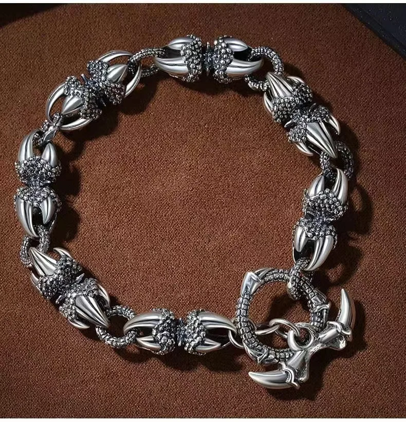 

European and American Personality Cool Dragon Claw Men's Bracelet