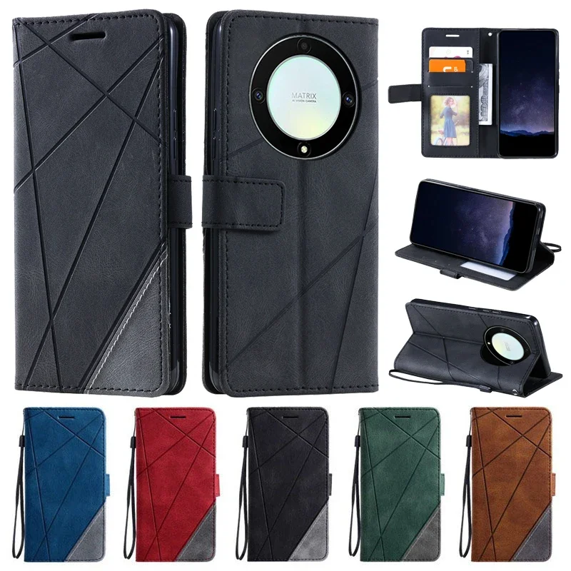 Custodia Magic6 Lite Per Coque Honor Magic6 Lite Cover Flip Wallet Custodia In Pelle Per Funda Honor Magic 6 Lite Ali-Nx3 Custodie Per Telefoni