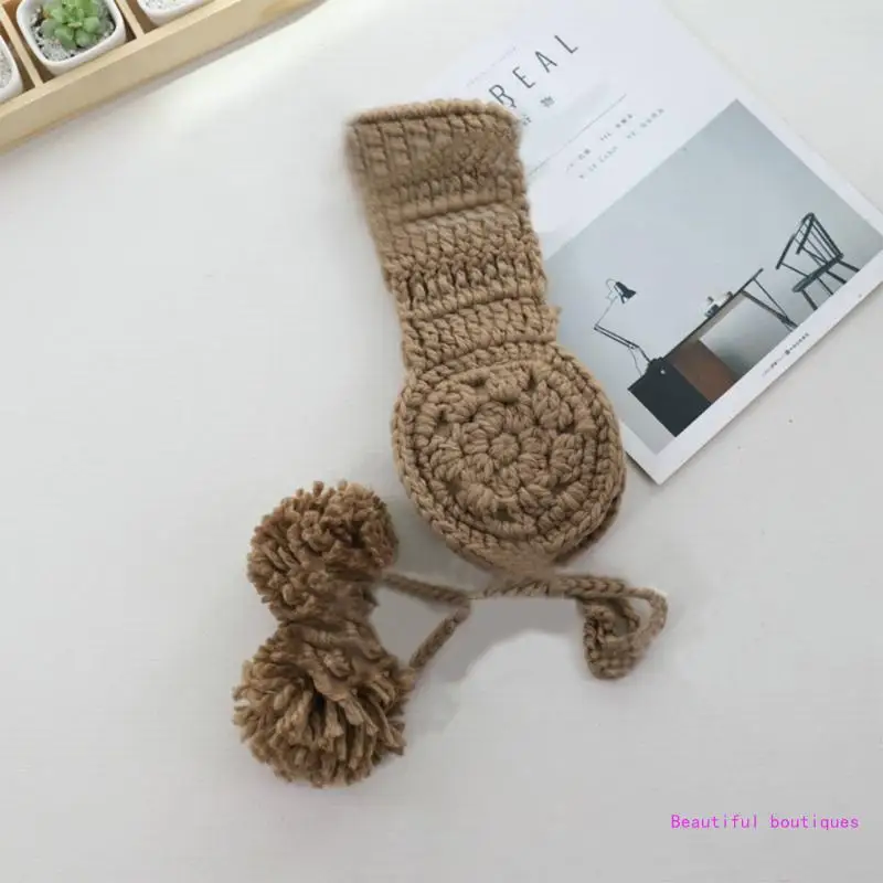 

Knit Earflap Ear Muff Crochet Ear Warmer Headband Knit Earmuffs For Women DropShip