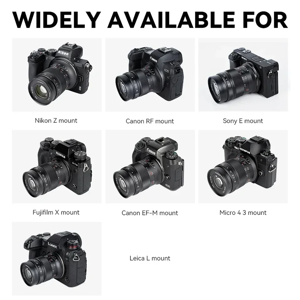 7artisans 60mm F2.8 II 매크로 APS-C 프레임 매크로 렌즈 초상화 촬영용  E A7RII X 니콘 Z5 Z6 II RF M M43 L 마운트