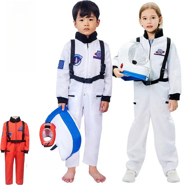 

Space Suit Children's Astronaut Pilot Uniform Play Costume