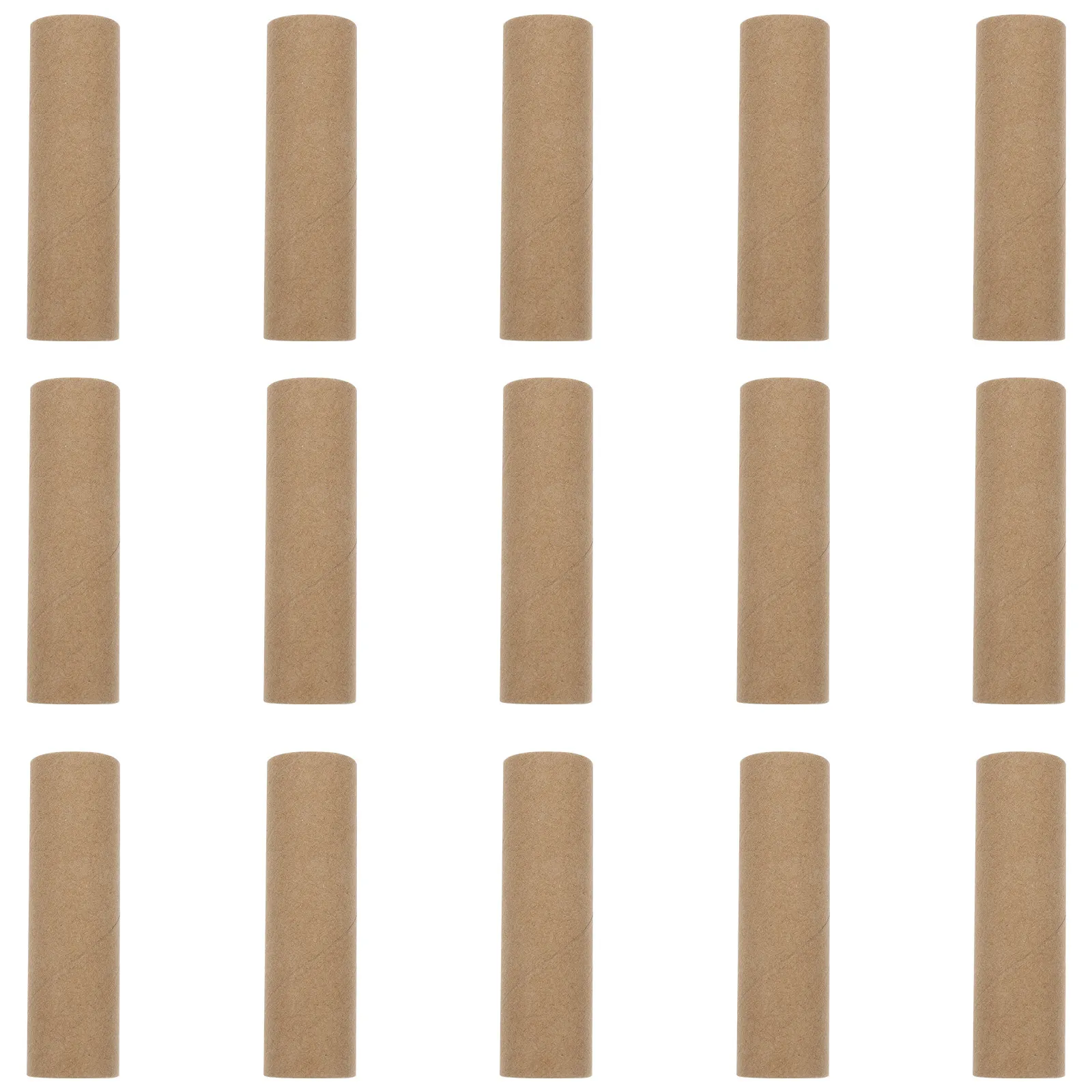 15Pcs 프리미엄 공예 종이 롤 어린이를위한 튼튼한 둥근 판지 튜브 DIY 아트 학교 프로젝트 페인트 접착제 방지 종이 롤