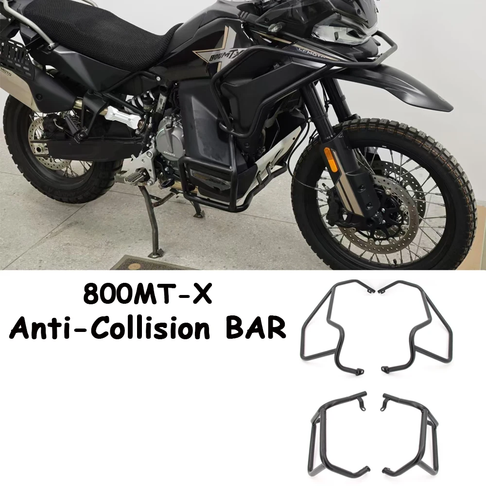 For CFMOTO 800MT-X 800 MT-X 800mtx Anti-Crash Bar Motorcycle Anti-Fall Protection Kit Engine Protective Cover 450MT Frame Bumper