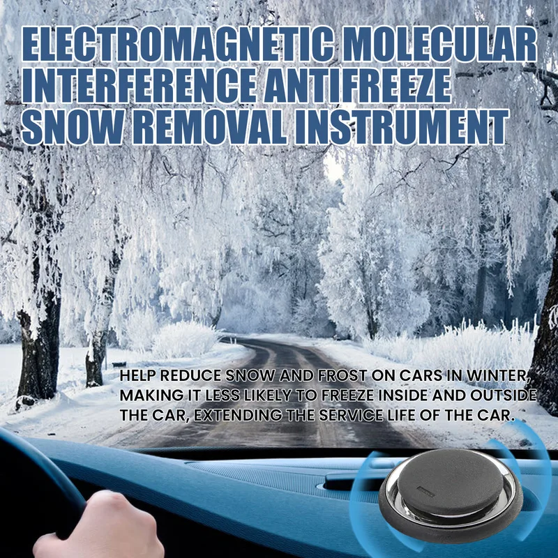 Electromagnetic Ice Melting Snow Removal Device Automobiles Portable Specialized De Icing Device De Icing Melt Frost Fog