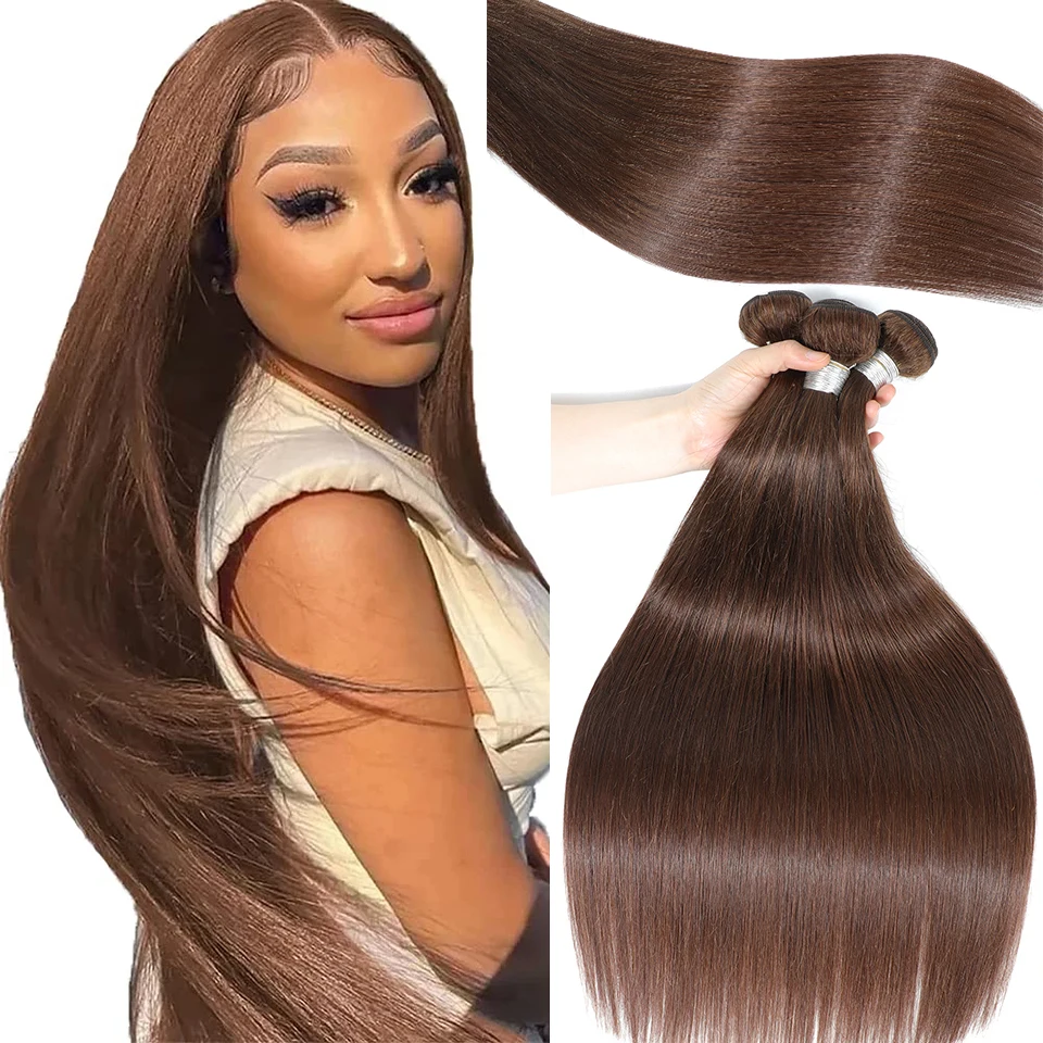 

BINF Peruvian Bone Straight Human Hair Bundles Remy Human Hair Extensions 8-32 Inches Double Weft 1 Or 3 Or 4 Bundle Deals