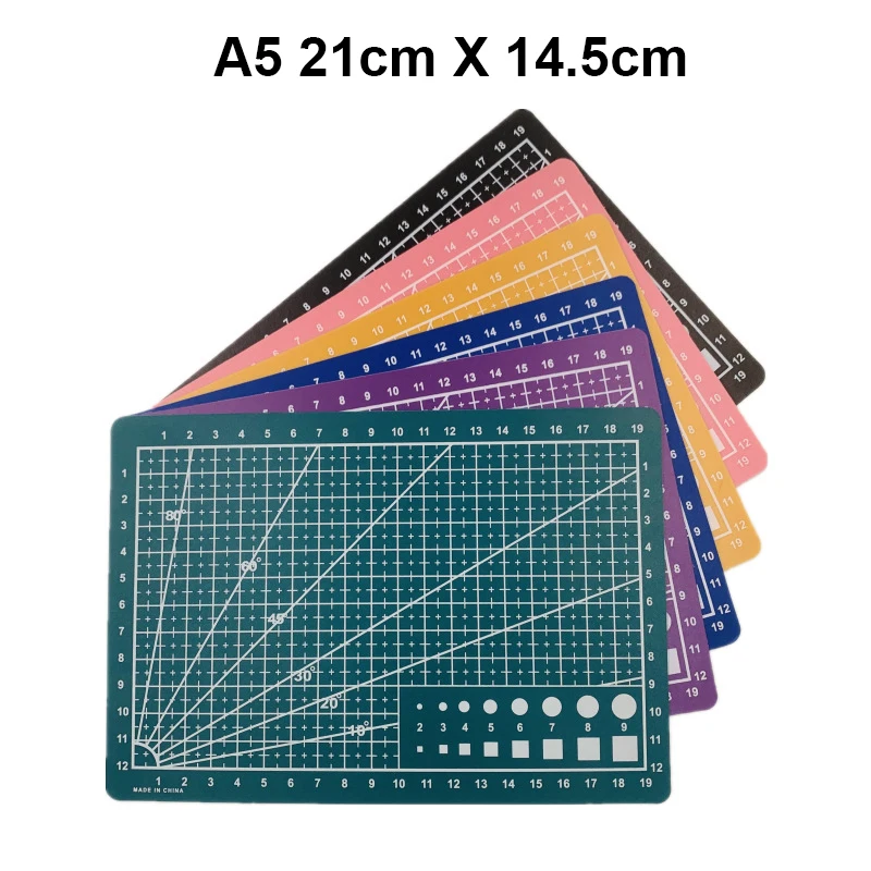 A3/A4/A5 양면 공예 커팅 매트 커팅 보드 바느질 패드 아티스트 조각 도구 수제 공예 DIY 소품 5 색 45×30cm