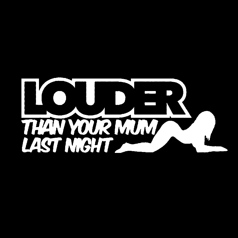 2PCS Car Styling LOUDER THAN YOUR GIRLFRIEND Decal Sticker Vinyl - Foto 11