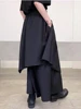 Pants Women Spring Japanese Style Folds High Waist Irregular Loose Breathable Comfortable Leisure Solid Full Length All-match 6