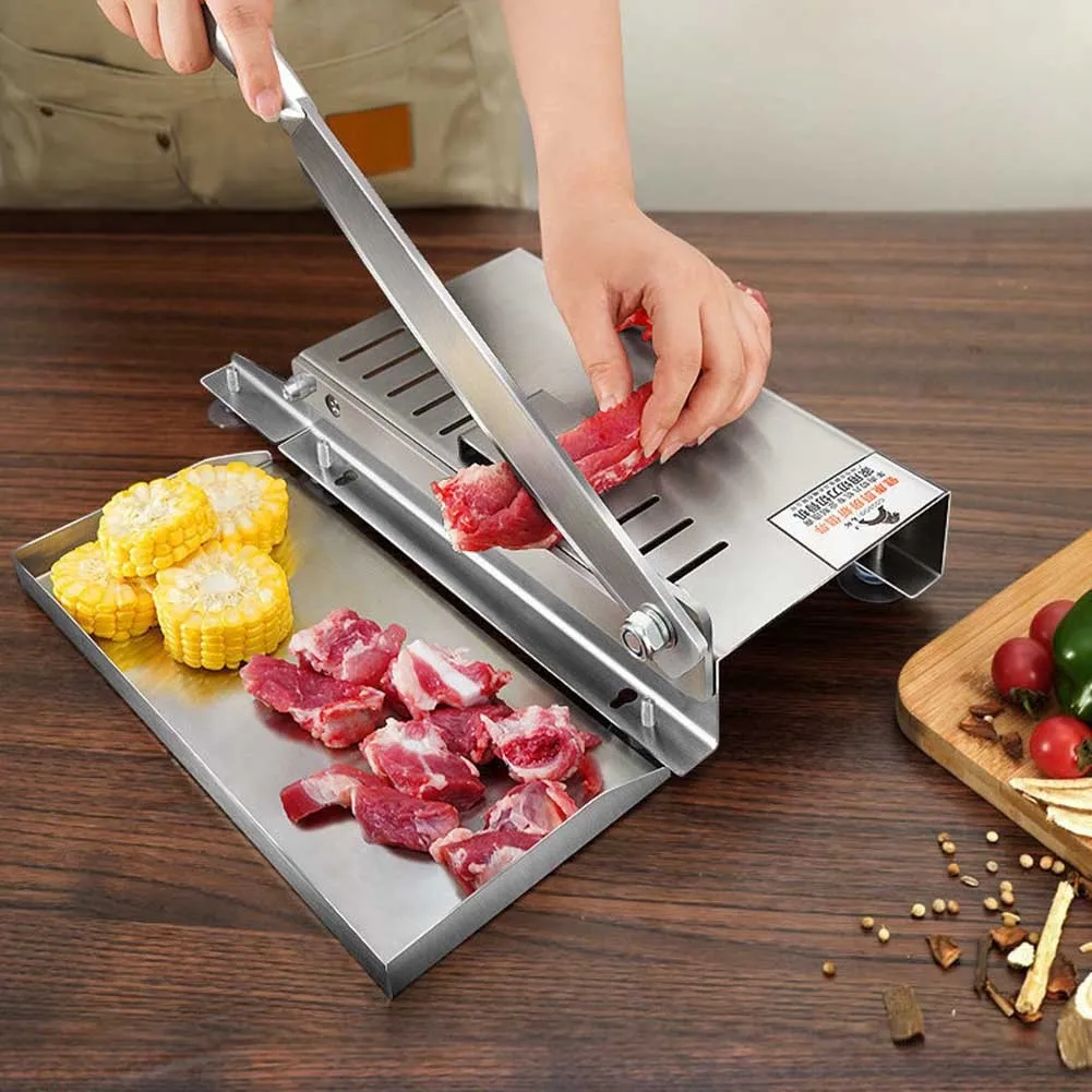 Frozen Meat Slicer Bone Cutting Machine Minced Lamb Bone Meat Cutter