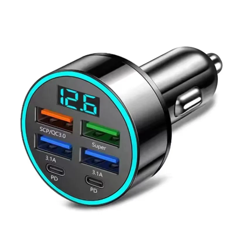 ตัวเลือกสินค้า ที่ชาร์จรถยนต์ PD 250W 5 พอร์ต ชาร์จเร็ว