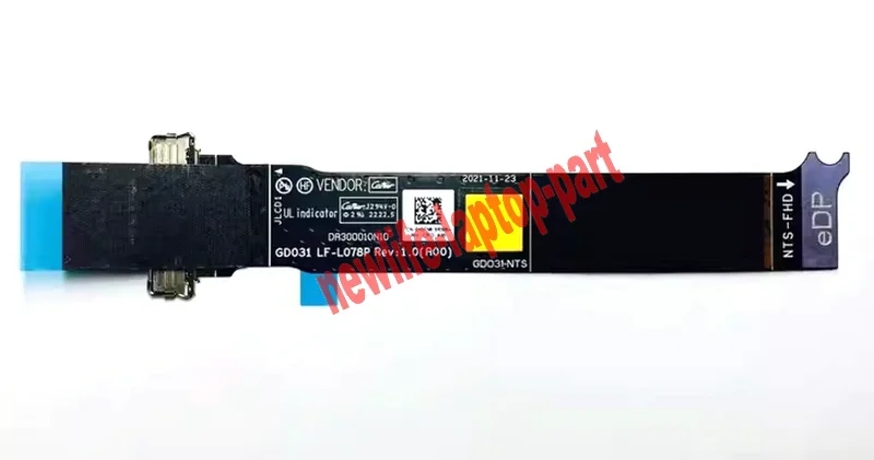 Tela Lcd Flex Dell Xps13 9320 Nts-fhd 083dk5 83dk5 0h3fn8 H3fn8 Gdo31 Lf-l078p Lf-l077p Novo Original - Imagem 3