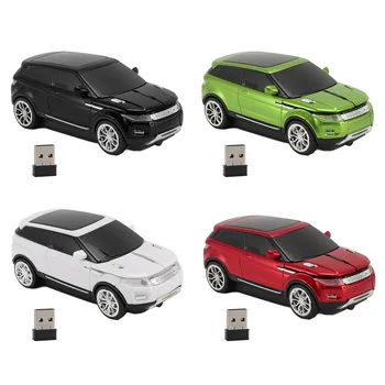 Car Shape Wireless Gaming Mouse Mice 2.4GHz 1600 DPI Cool 3D Car Shape Computer Mouse with USB Receiver for Laptop 1