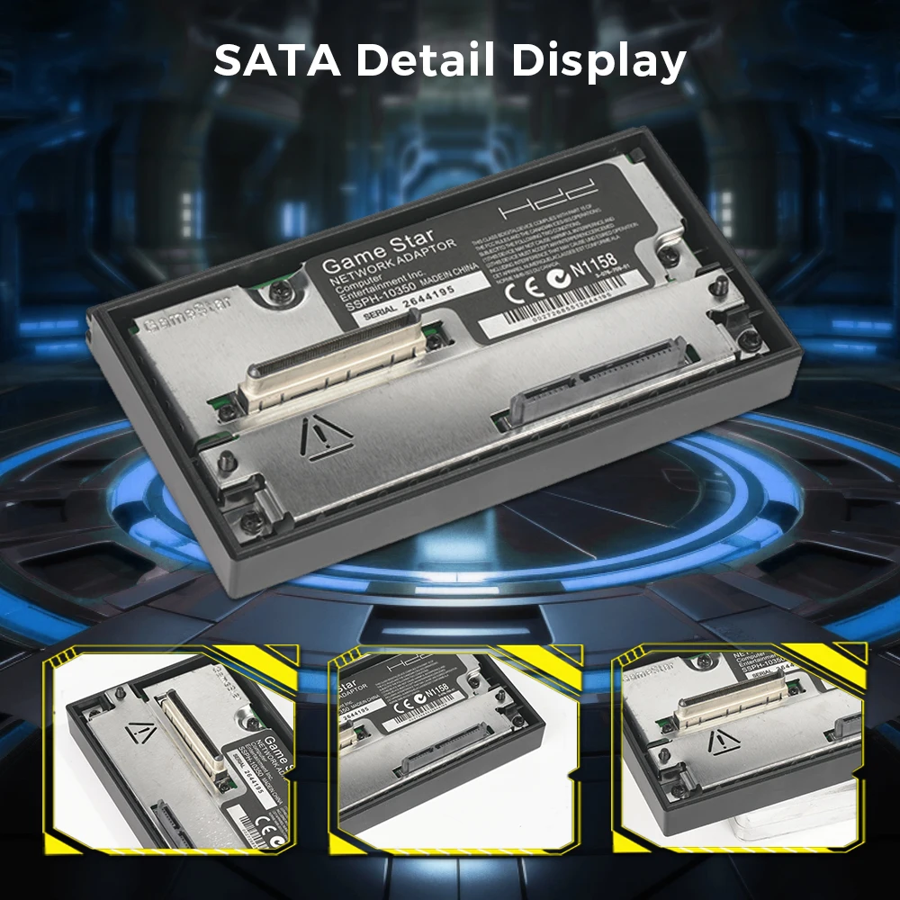 XBERSTAR PS2 Network Adapter Board - SATA To IDE Converter For PlayStation 2