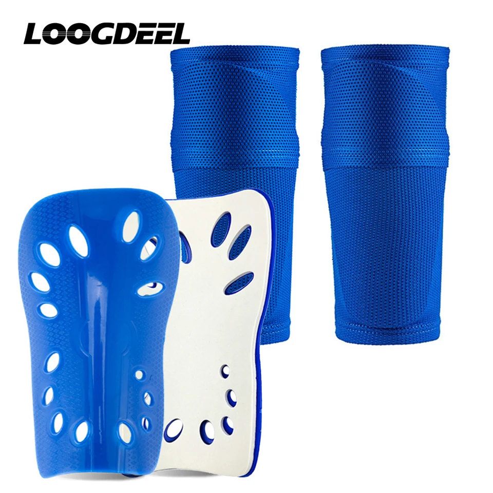 Loogdeel Soccer Shin Guards for Kids Adults. Sleeves with Optimized Insert Pocket-Protective Soccer for Boys Girls Men